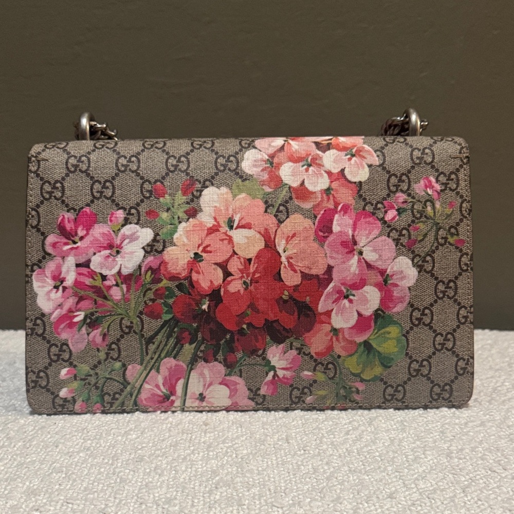 Authentic Gucci Dionysus Blooms Small GG Supreme Shoulder Bag w/ COA & Dust Bag - Picture 5 of 17